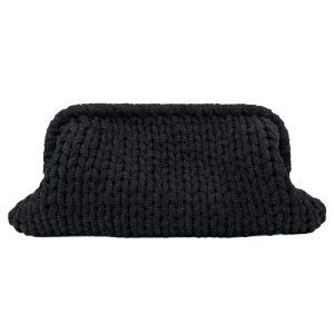 Clutch Negro Lurex Oro