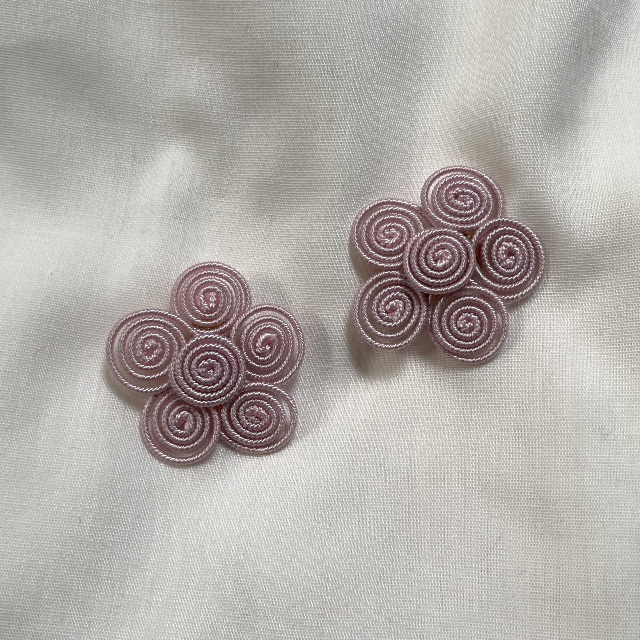 Pendientes flower party rosa