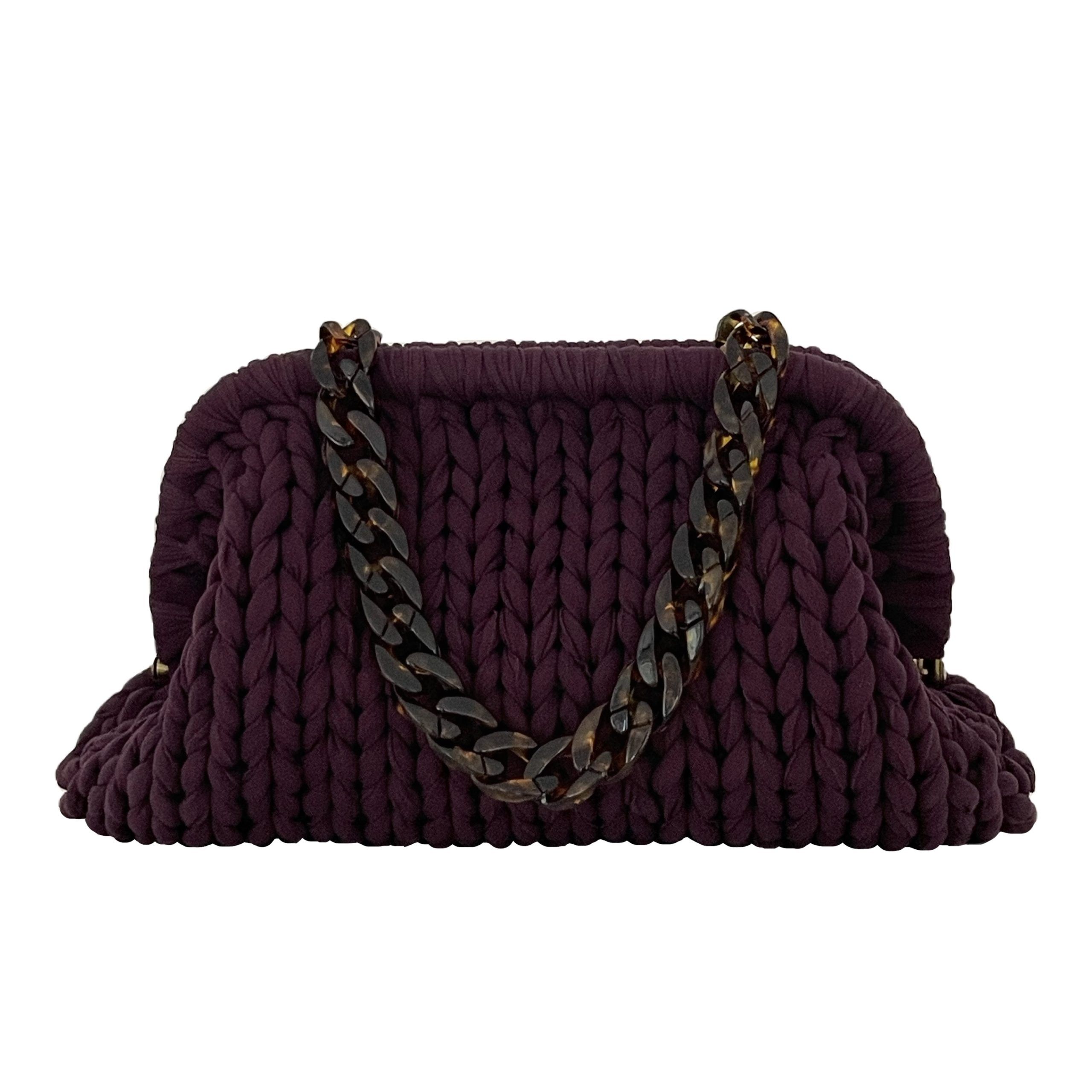 Mini Clutch Berenjena