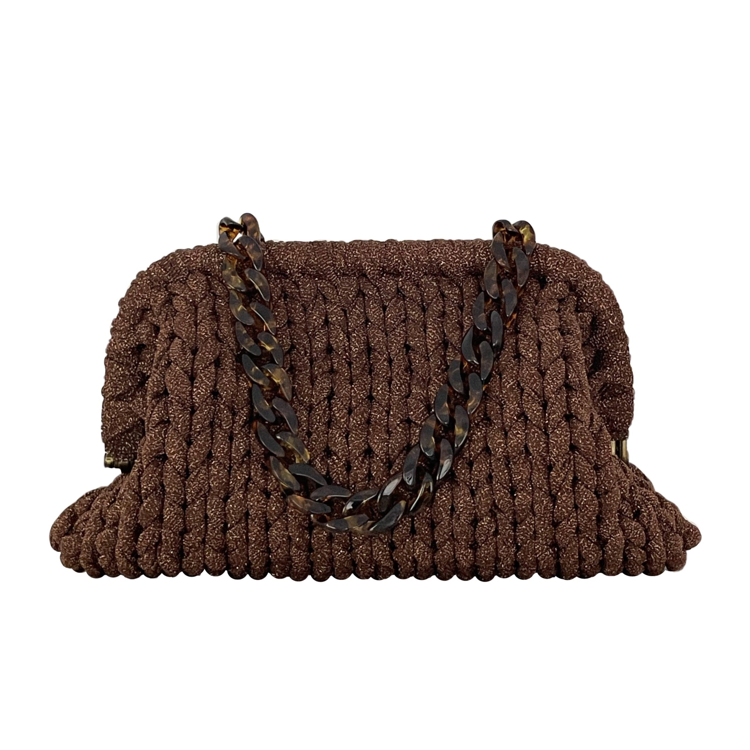 Mini Clutch Choco Lurex