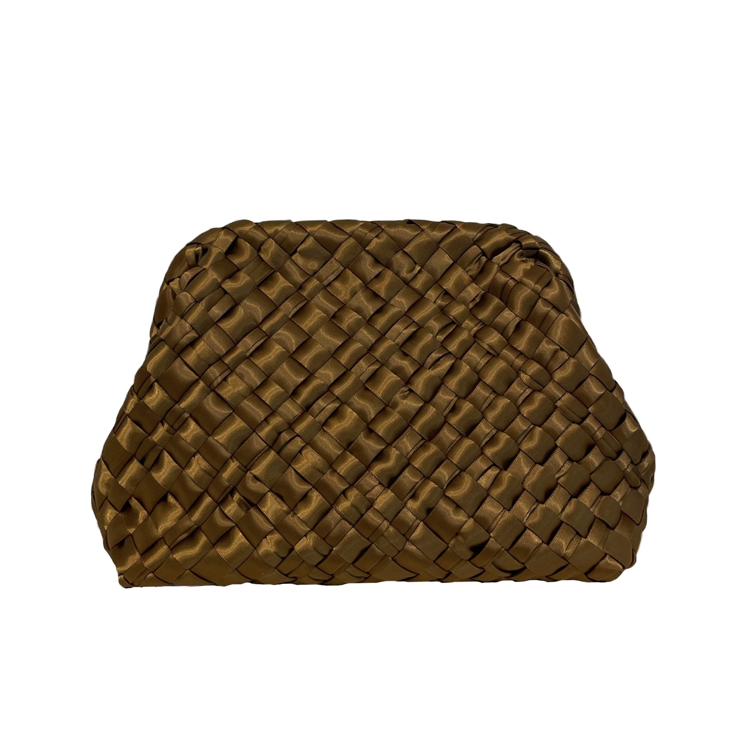 Clutch Glasé Tostado